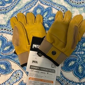 Tan Belay Gloves